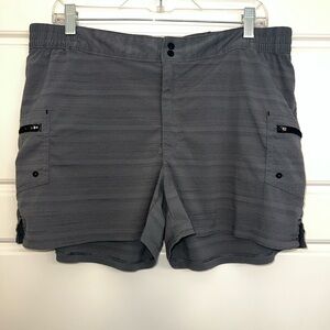 L.L. Bean Gray Cargo Shorts Quick-Dry Outdoor Essential